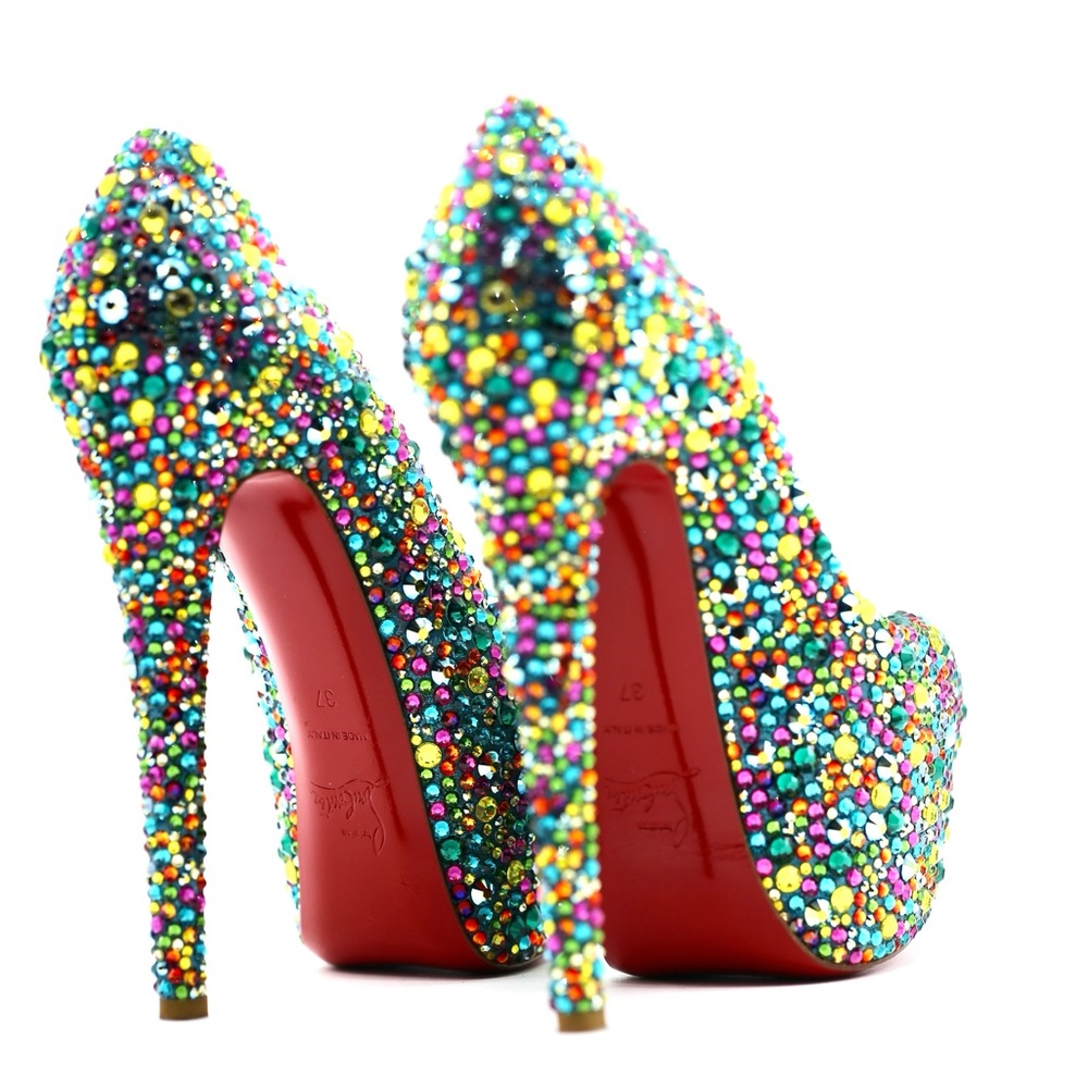 Christian louboutin Gem Stones Platform Heels 👠